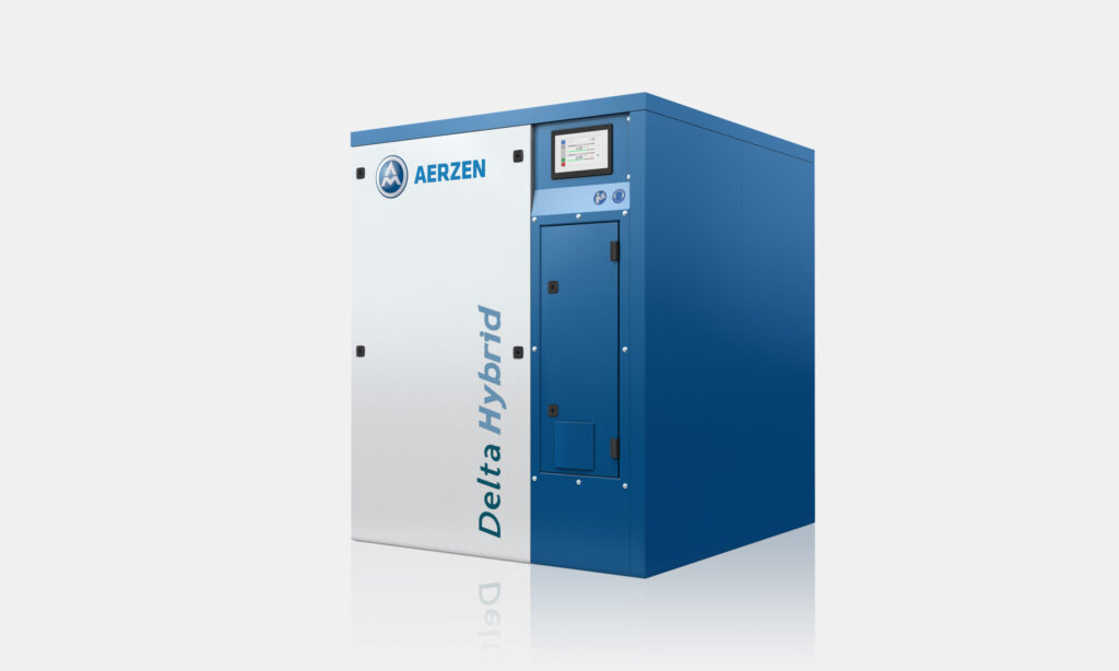 Delta Hybrid rotary blower by AERZEN with compact design for energy-efficient air and gas compression oil free air